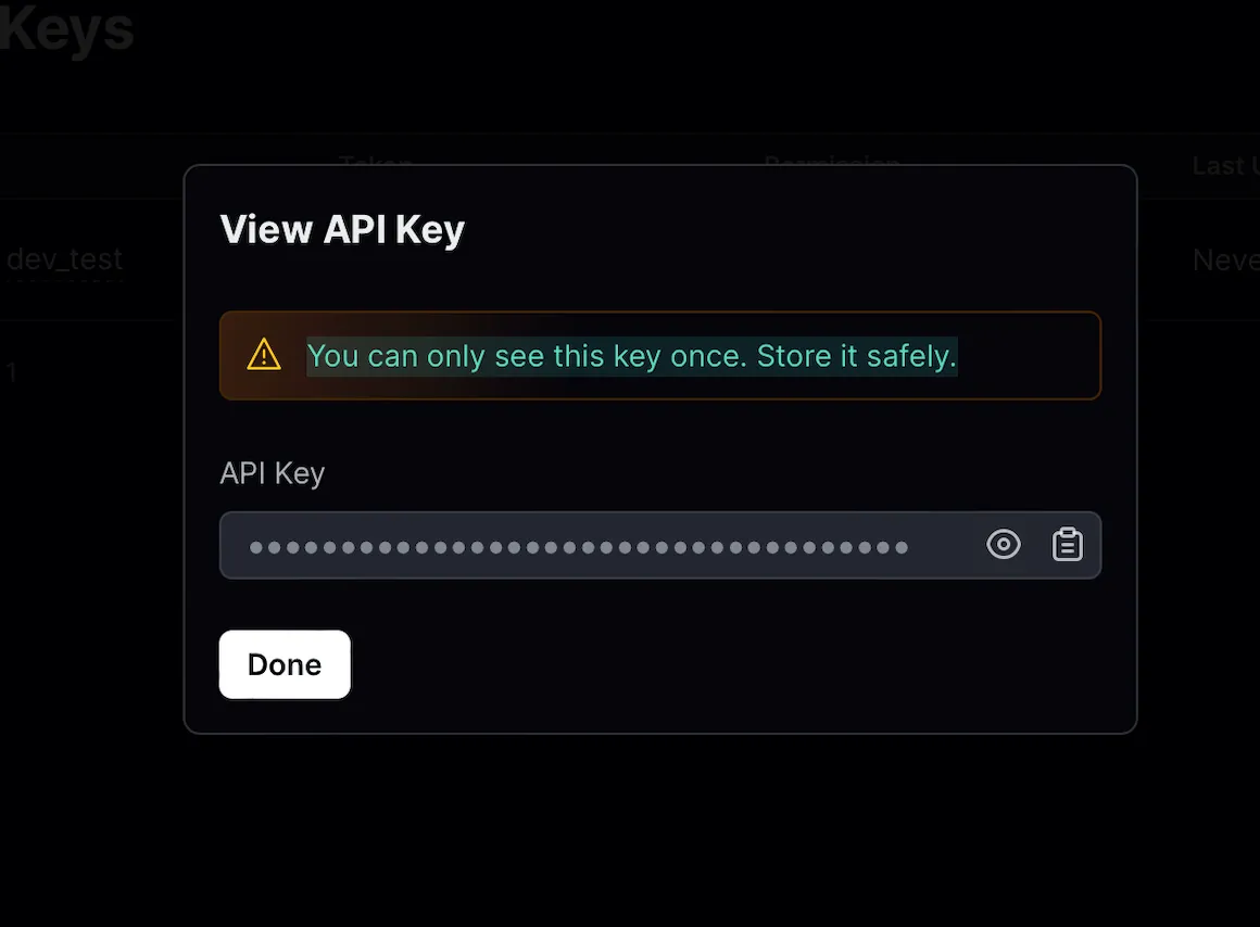 API Key